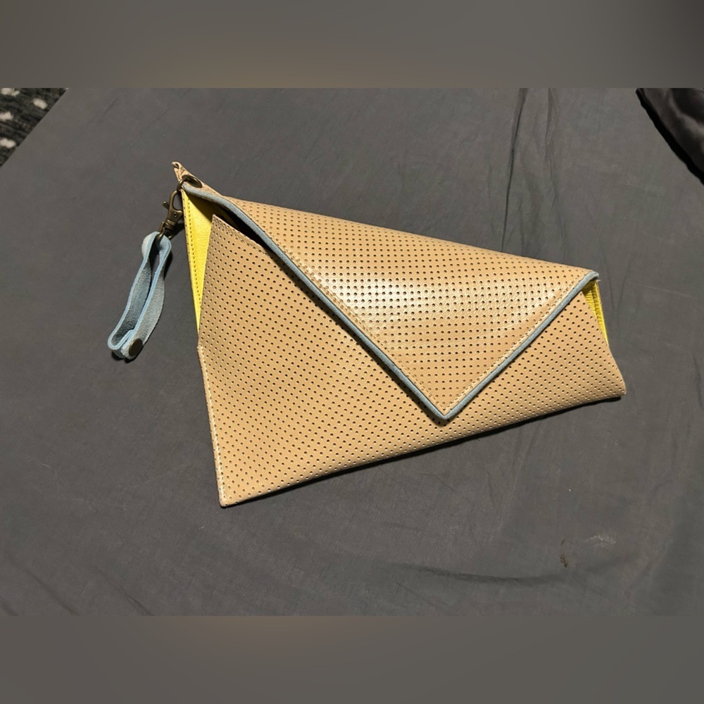 Georgina Skalidi asymmetrical clutch
